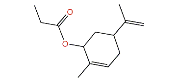 5-Isopropenyl-2-methyl-2-cyclohexen-1-yl propionate